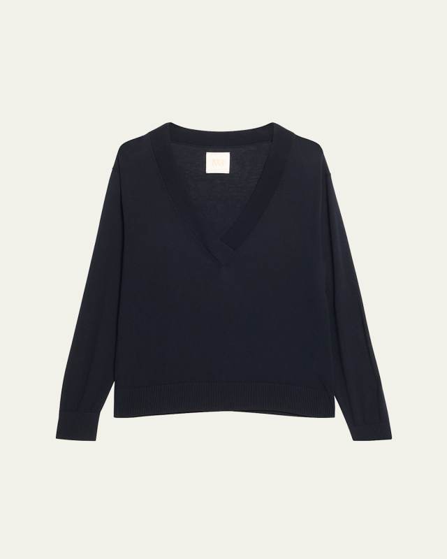 Perfect Deep V Wool Sweater